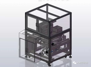 全自动开箱机3D模型图纸设计与应用（SolidWorks + STEP格式）